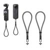 TEHAOUU Anti-Loss Wrist Strap for Insta360 X5/Pocket 3, Aluminum Alloy, 1/4-Inch Screw, Gray view 1