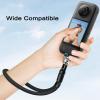 TEHAOUU Anti-Loss Wrist Strap for Insta360 X5/Pocket 3, Aluminum Alloy, 1/4-Inch Screw, Gray view 3
