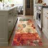 Siunwdiy Long Hallway Runner Rug 100 x 360 cm, Colorful Moroccan Pattern view 3