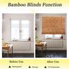 Natural Bamboo Roller Shade view 3