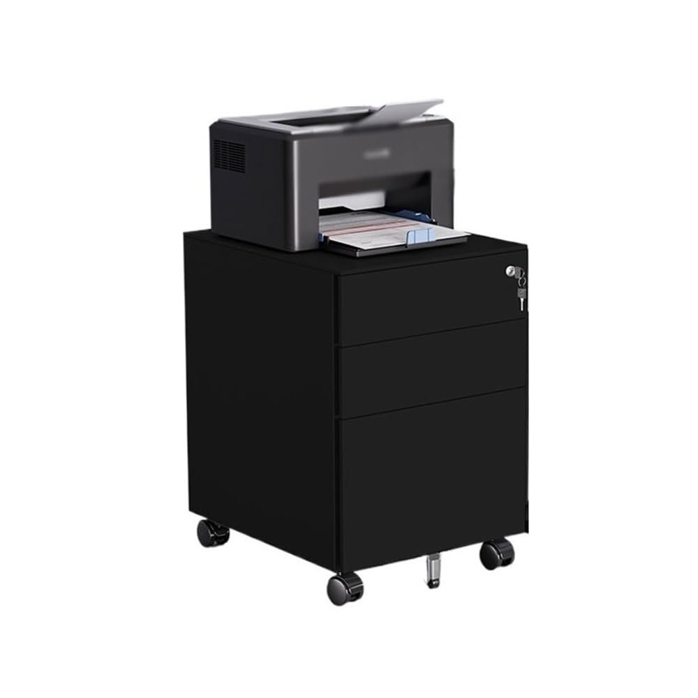 METTEOR Mobile Steel File Cabinet with Lockable Drawer