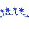 7.5m Star Garland - Blue view 2