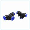 PURYN 3-Way T-Shaped Push-In Pneumatic Fitting for 4–16 mm Tubing, Grass Green, 1 pc view 3