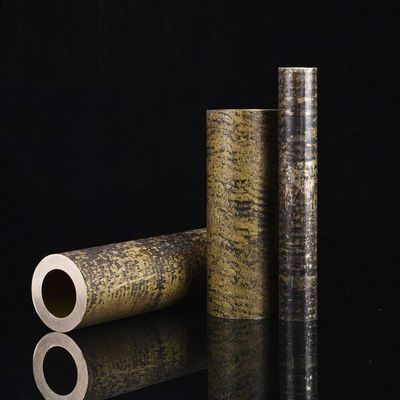 LanMaiXun 1-Piece Tin Bronze Straight Tube, 75 x 15 x 100 mm