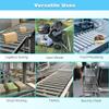 5-Pack Galvanized Steel Conveyor Rollers, 1, 3, 5, 2, and 4 in Diameters, 100–1000 mm Lengths view 3