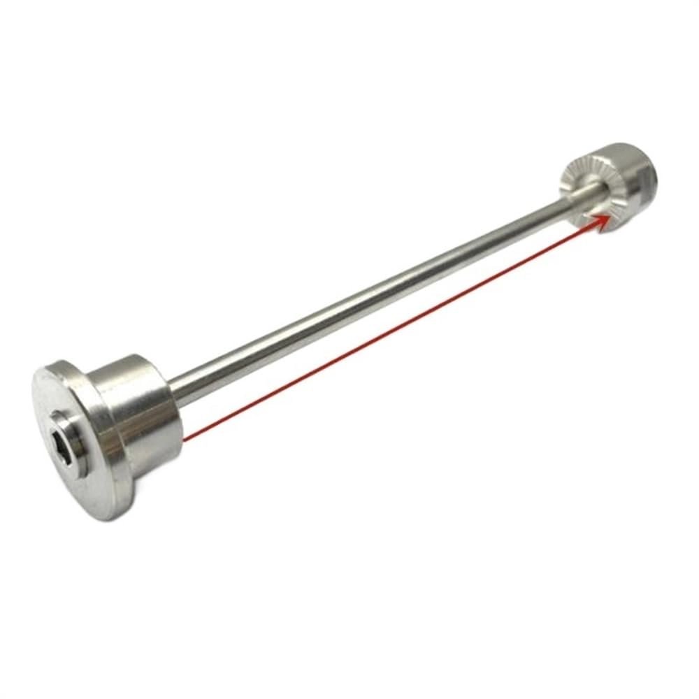 ZQINGQING Titanium Bicycle Quick-Release Rear Wheel Skewer, 113 mm (C Line Silver)