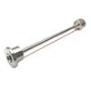 ZQINGQING Titanium Bicycle Quick-Release Rear Wheel Skewer, 113 mm (C Line Silver) view 1