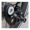 ZQINGQING Titanium Bicycle Quick-Release Rear Wheel Skewer, 113 mm (C Line Silver) view 4