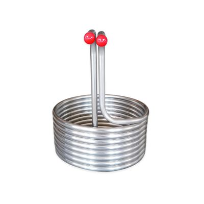 JHXHFJXZ 12.7 mm Stainless Steel Immersion Wort Chiller with Fittings, Basic