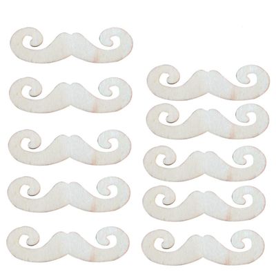 ERINGOGO 10-Piece Unfinished Wood Cutouts for Crafting
