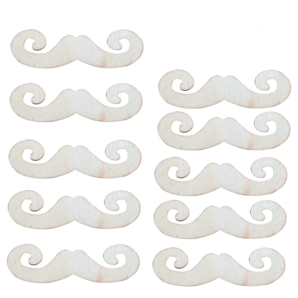 ERINGOGO 10-Piece Unfinished Wood Cutouts for Crafting