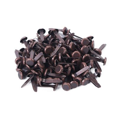 100 Multi-Colored Paper Fasteners, Mini Brads
