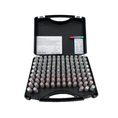 Pin Gauge Set, 0.16–6.00 mm Range, 51/91/99/101 Pieces, 0.01/0.05 mm Increments, Precision Steel, Custom Pin Gauges for Carpentry and Inspection, High Accuracy (0.50–1.00 mm, 51 Pieces)