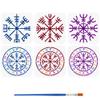 FINGERINSPIRE 6 Viking Symbol Stencils with 16cm Brush view 1