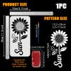 FINGERINSPIRE Sunflower Stencil for Painting with Brush 15x30cm view 2