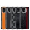 QJONSIU Case for Google Pixel 10 Pro Fold, Ultra-Thin Anti-Scratch PC Case, Carbon Fiber Texture, Black view 3