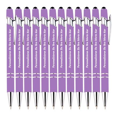 Custom 2-in-1 Stylus/Ballpoint Pens, 300 Pens with Custom Text