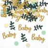 Nogeqi 100-Piece Sage Green Baby Shower Confetti view 1