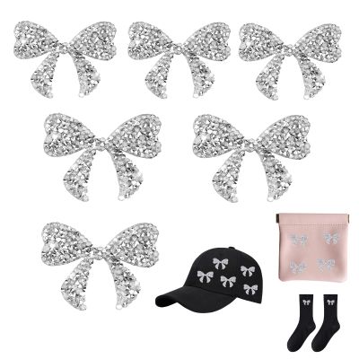 6 Glitter Iron-On Patches