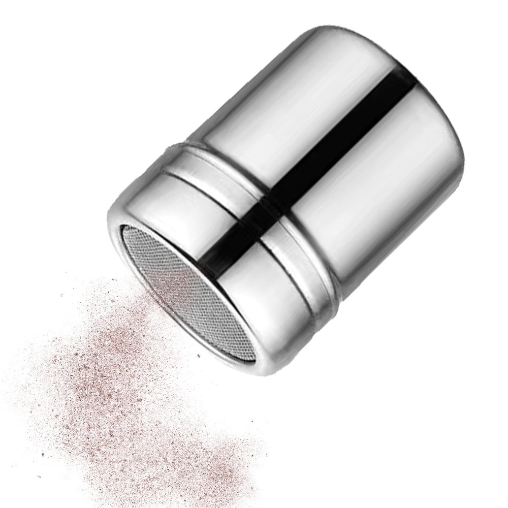 Flour Shaker - Stainless Steel Powder Duster