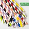 Paktalk Paper Straws, 100 Pack Black-White Striped view 4