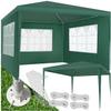 tectake 3 x 3 m Barinas Gazebo with Reinforced Frame, Green view 1