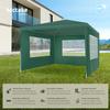 tectake 3 x 3 m Barinas Gazebo with Reinforced Frame, Green view 2