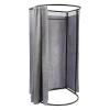 WEIGR Freestanding Changing Room with Privacy Curtains, 100 x 95 x 200 cm, Gray view 1