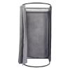WEIGR Freestanding Changing Room with Privacy Curtains, 100 x 95 x 200 cm, Gray view 3