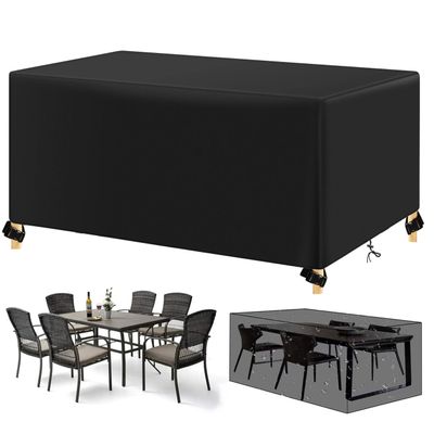 AJALGZ Waterproof 420D Oxford Patio Furniture Cover, 160 x 85 x 95 cm, Black