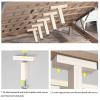 Solid Wood Adjustable Bed Frame Support Leg, 14 cm view 3