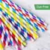 [100 pcs] Pink Paper Straws view 3