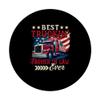 Best Truckin' Father-in-Law Ever Father's Day US Flag Driver Adhesive PopGrip view 3