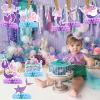 Torytoe 8-Piece Mermaid Birthday Decorations view 4