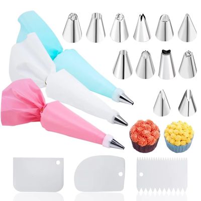 21-Piece Piping Bag Set