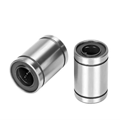 Bearing, Bimetal Seal Shield Micro-Groove Bearing, 1 Pc, LM3UU 3 x 7 x 10 mm, Chrome Steel Shaft, for 3D Printer Bushing Linear Ball Bearing, Improved Durability (LM6UU 6 x 12 x 19)