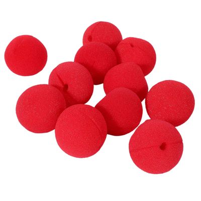 Remingtape 10-Piece Red Sponge Clown Noses