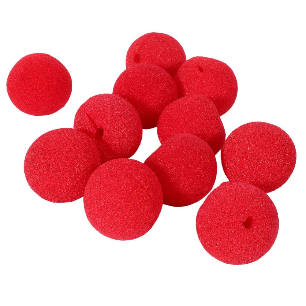Remingtape 10-Piece Red Sponge Clown Noses