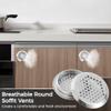 Round Ventilation Grilles, 2 in, Stainless Steel, 40-Pack view 2