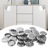 Round Ventilation Grilles, 2 in, Stainless Steel, 40-Pack view 3