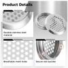 Round Ventilation Grilles, 2 in, Stainless Steel, 40-Pack view 4