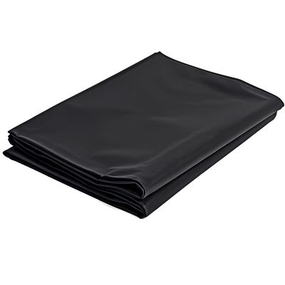 Black Pond Liner, Flexible Underlayment, 2 x 5 m, 3 x 4 m, 4 x 6 m, 6 x 6 m, 7 x 8 m, 8 x 10 m, Waterproof Pond Liner, Moisture-Resistant Membrane for Outdoor Ponds, Fountains, and Waterfalls (5 x 12 m)