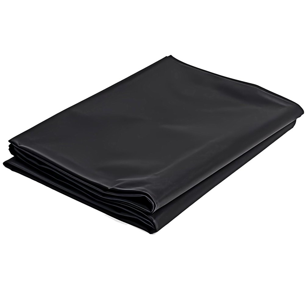 Black Pond Liner, Flexible Underlayment, 2 x 5 m, 3 x 4 m, 4 x 6 m, 6 x 6 m, 7 x 8 m, 8 x 10 m, Waterproof Pond Liner, Moisture-Resistant Membrane for Outdoor Ponds, Fountains, and Waterfalls (5 x 12 m)