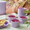GastroMax 25 cm BIO Plate | Lavender | Picnic, Camping, Grilling | Heat Resistant | Food Safe & BPA Free | Dishwasher & Microwave Safe view 3