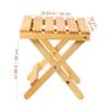 OUNONA Lightweight Square Folding Side Table for Picnics, Outdoor Areas and Gardens view 2