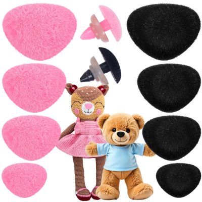 Nogeqi 32-Piece Plush Safety Nose Set for Crochet Toys