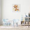 Giraffe Diamond Painting Kit with Frame view 2