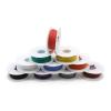 Flexible Silicone Wire, 22 AWG, 10 m per Roll, 2 Rolls, Black view 2
