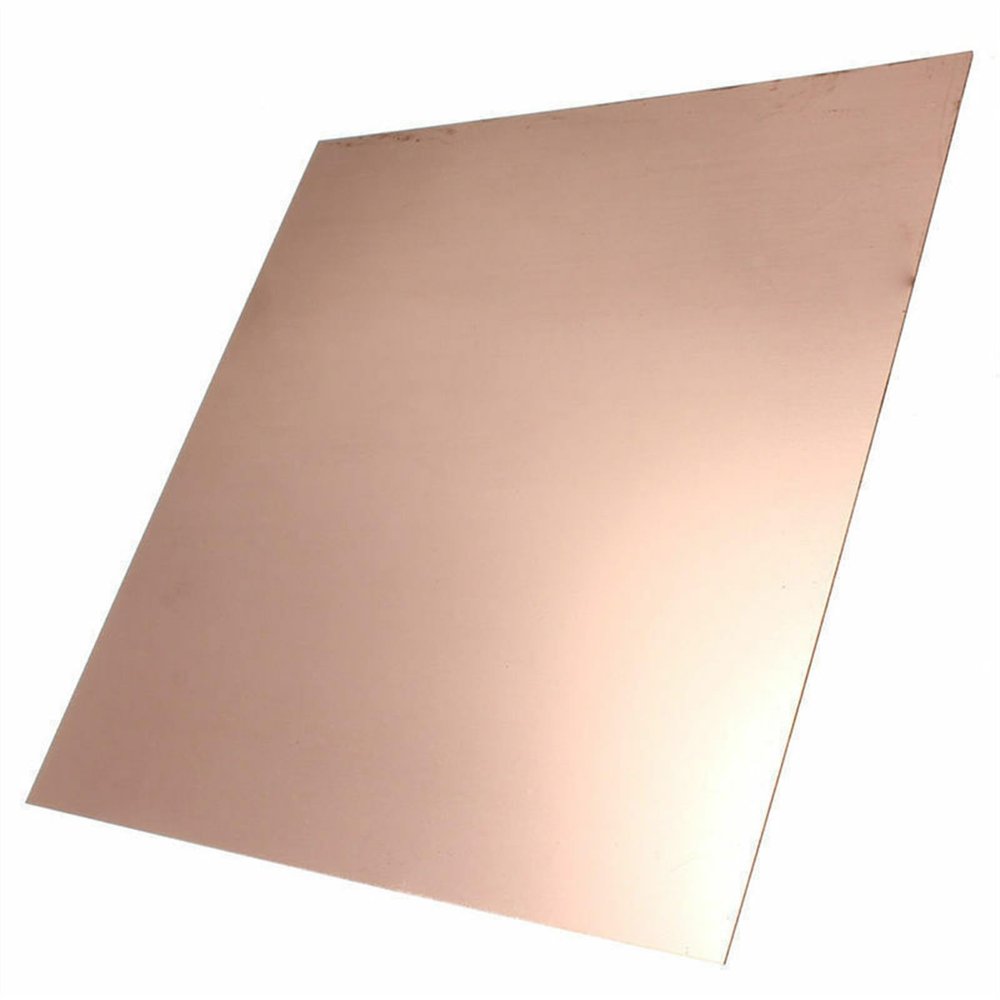 WUUKEPSG Copper Sheet, 0.6 × 100 × 100 mm, 1 Piece
