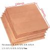 WUUKEPSG Copper Sheet, 0.6 × 100 × 100 mm, 1 Piece view 2